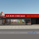 Thiết kế quán gà rán Chicago
