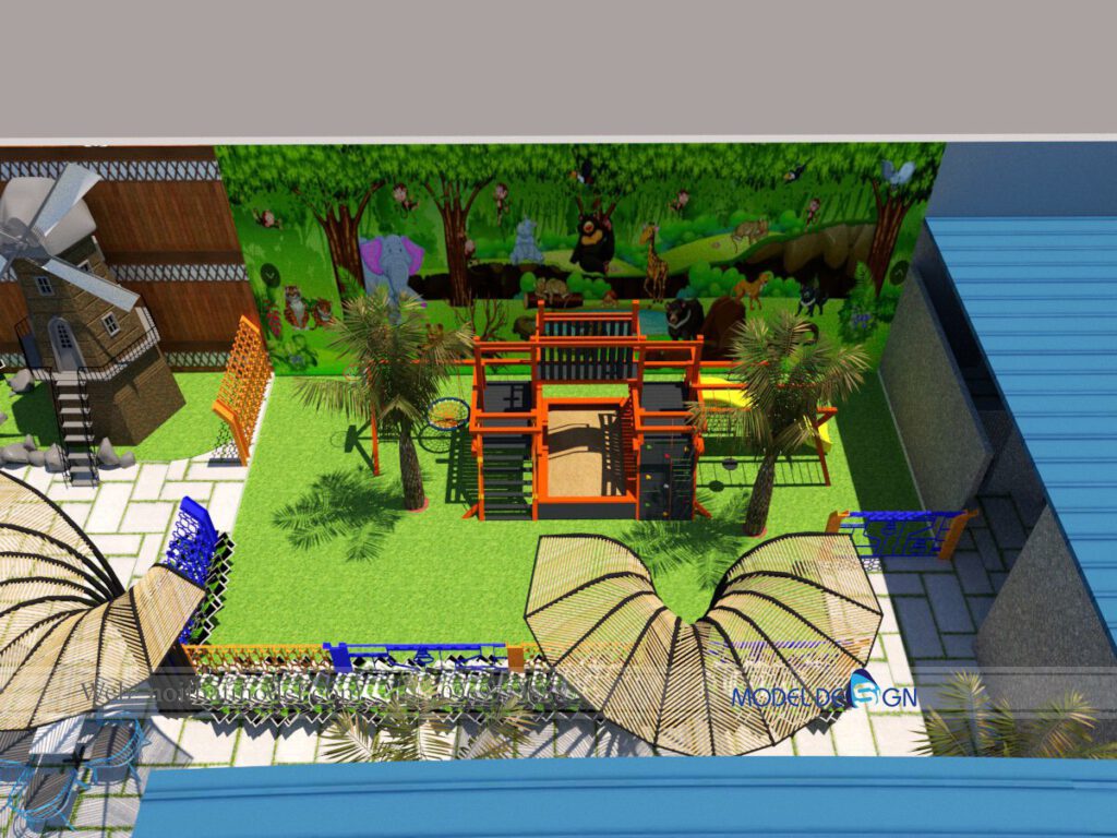Thiết kế cafe sân vườn 1