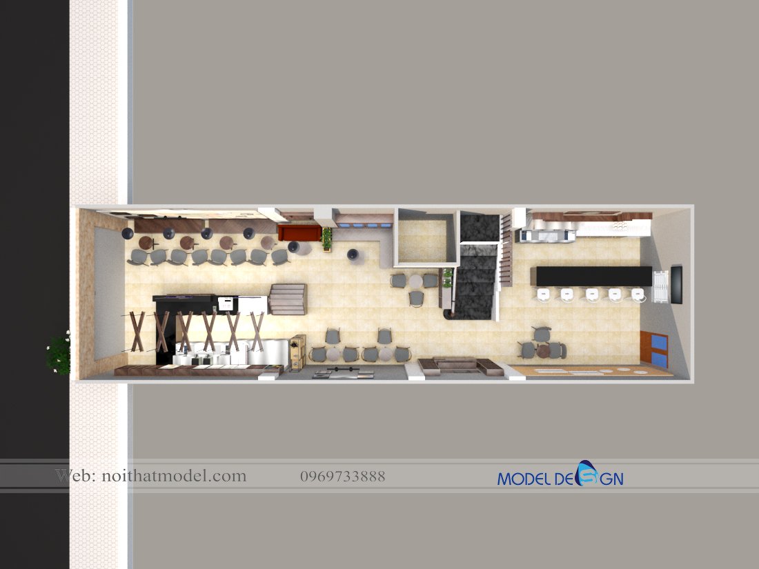 Tổng hợp các mẫu thiết kế quầy bar cafe đẹp 2024 - Model Design
