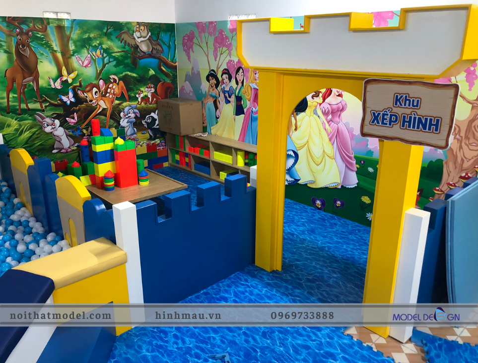 Tư vấn báo giá thiết kế khu vui chơi trẻ em trong nhà