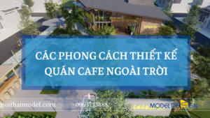 Các phong cách thiết kế quán cafe ngoài trời