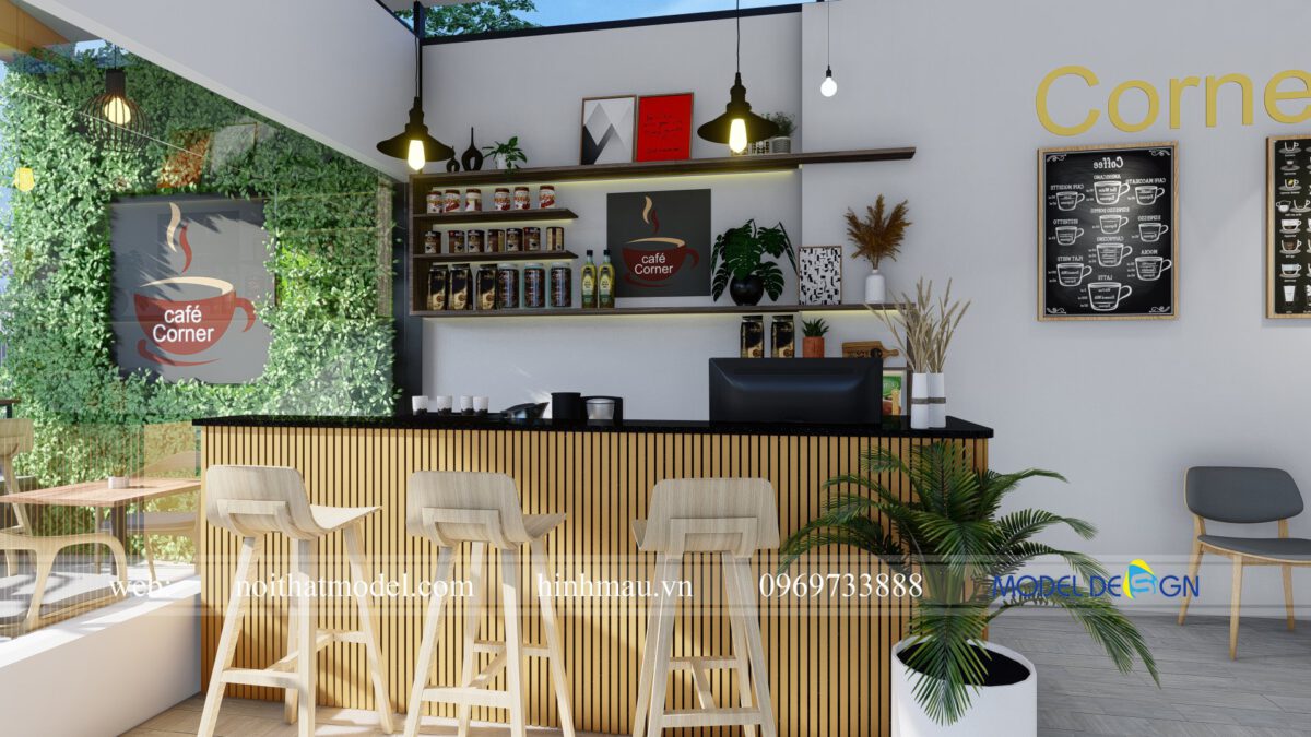 5 mô hình thiết kế quán cafe đẹp theo xu hướng mới nhất - Model Design