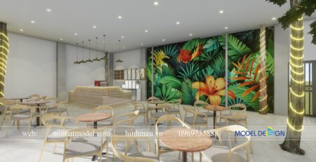 Thiết kế quán cafe sân vườn tại Bình Dương 3
