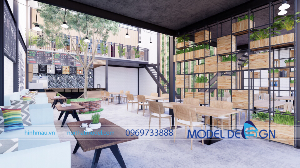 Thiết kế quán cafe sân vườn Bình Phước 1