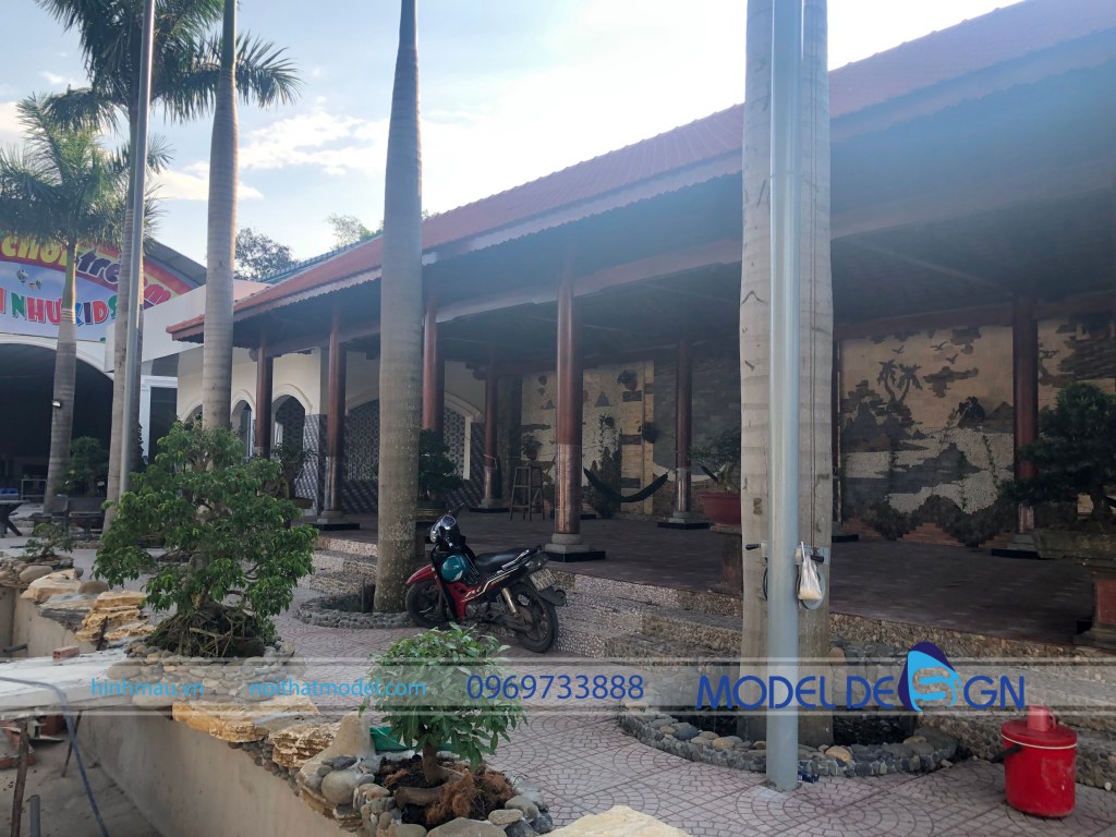 Thiết kế quán cafe sân vườn Hậu Giang 05 Thiết kế quán cafe sân vườn Hậu Giang 05