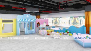 Thiết kế cafe kids quận 12 (1)