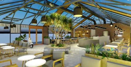Thiết kế quán cafe tân cổ điển 1