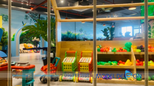 Hình ảnh thi công kids cafe 1