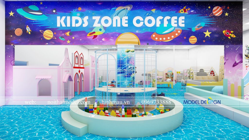 Thiết kế kids cafe 200m2 2