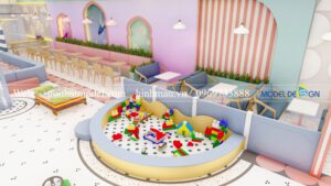 Mẫu thiết kế kids cafe cao cấp 280m2 3