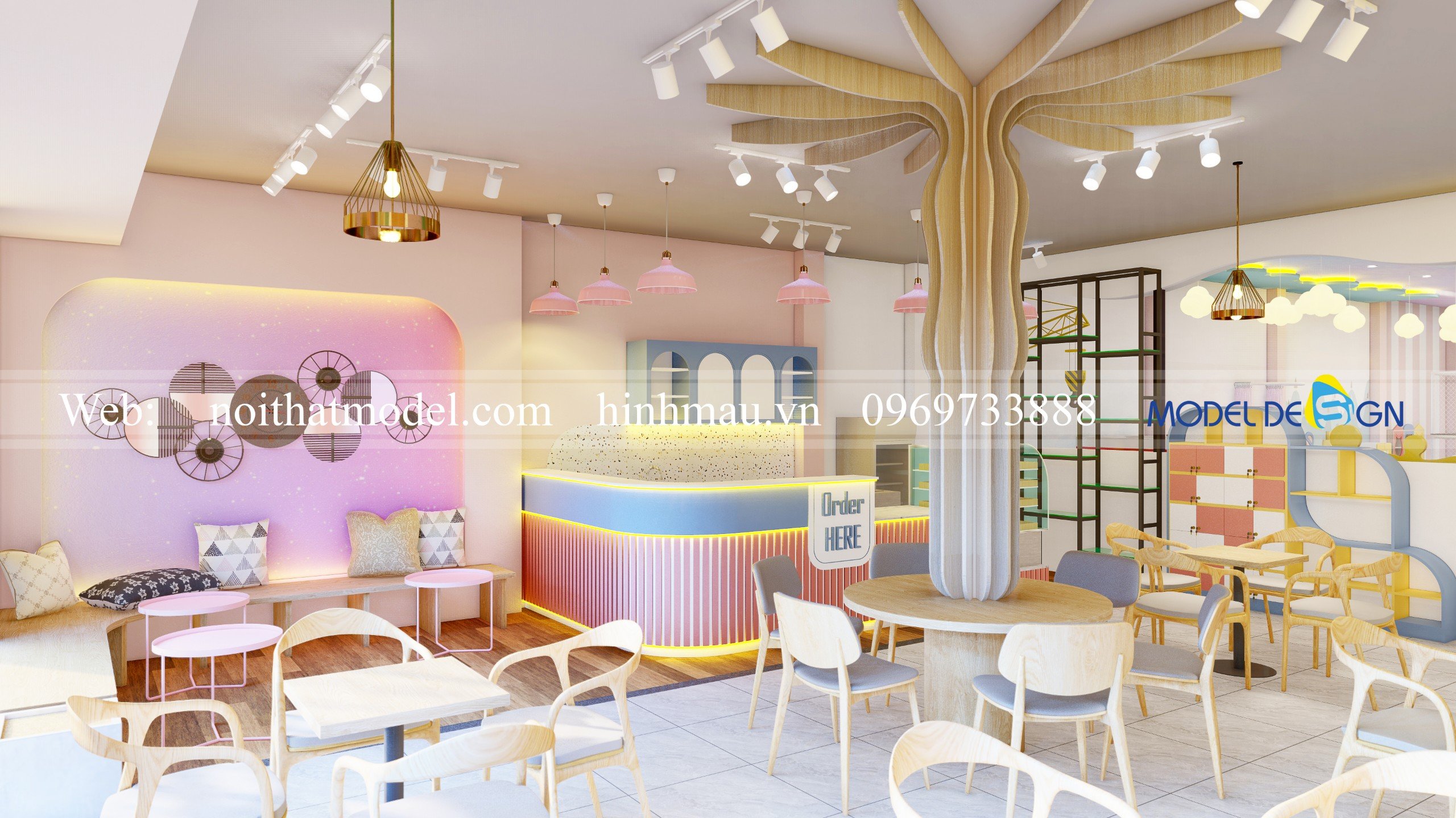 Thiết kế kids cafe cao cấp 1