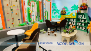 Mẫu kids cafe 250m2 đẹp 5