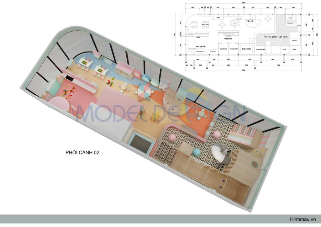 Khu vui chơi Kids Play 7x20m2 3