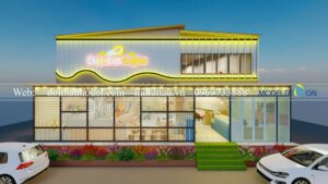 Thiết kế Oh My Kids Coffee Đà Lạt 250m2 1