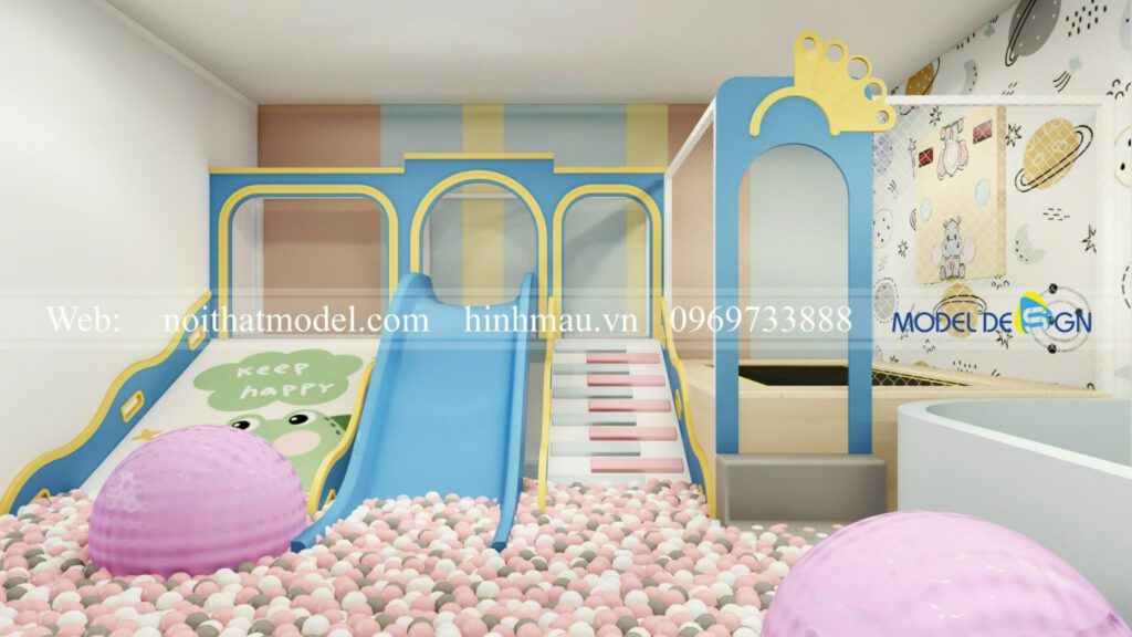 Thiết kế Oh My Kids Coffee Đà Lạt 250m2 13