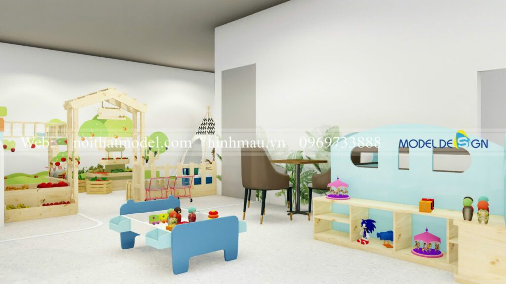 Thiết kế Oh My Kids Coffee Đà Lạt 250m2 14