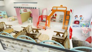 Thiết kế Oh My Kids Coffee Đà Lạt 250m2 16