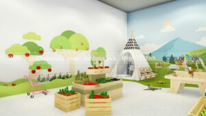 Thiết kế Oh My Kids Coffee Đà Lạt 250m2 18