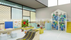 Thiết kế Oh My Kids Coffee Đà Lạt 250m2 5