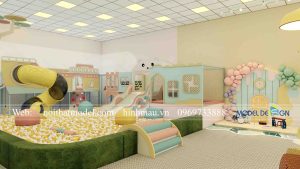 Thiết kế thi công kids cafe Đăk Nông 16