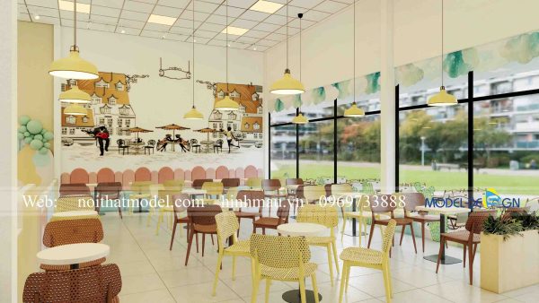 Thiết kế thi công kids cafe Đăk Nông 4