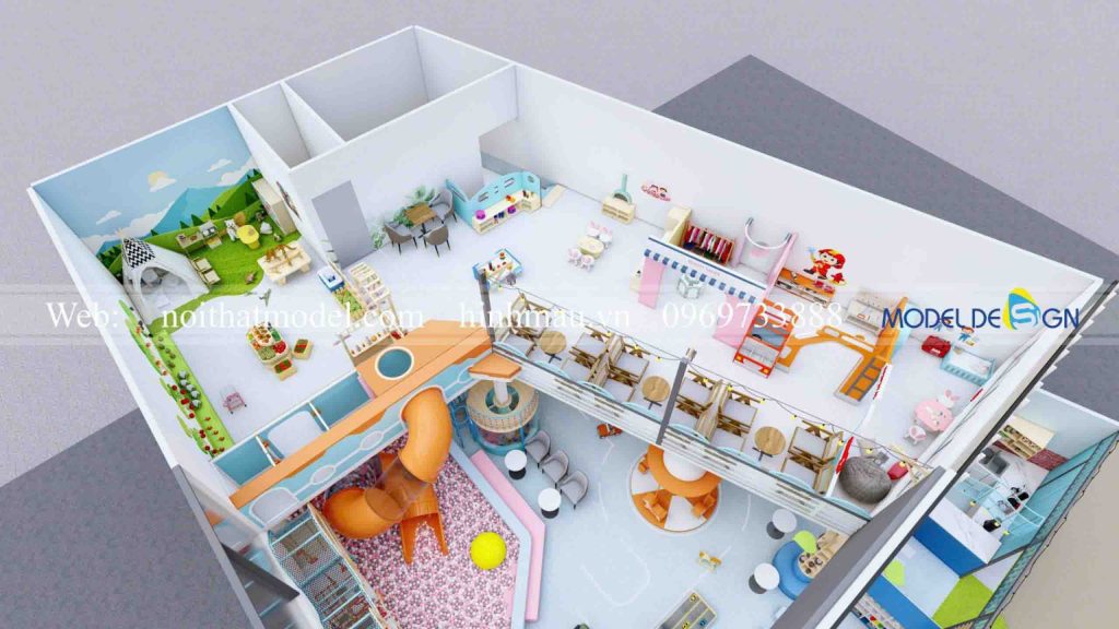 Thiết kế thi công quán cà phê 80m2 7