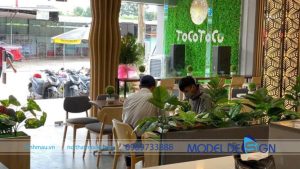 Quán trà sữa Tocotoco kết hợp quán ăn nhanh 7